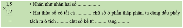 Vở bài tập Toán lớp 5 Chân trời sáng tạo Bài 32: Nhân hai số thập phân