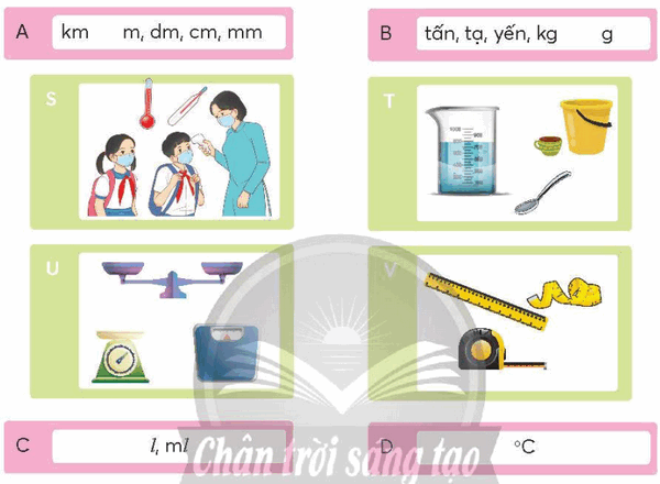 Vở bài tập Toán lớp 5 Chân trời sáng tạo Bài 95: Ôn tập độ dài, khối lượng, dung tích, nhiệt độ, tiền Việt Nam