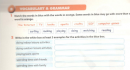 B. Vocabulary & Grammar - trang 4 Unit 1 Sách bài tập (SBT) Tiếng Anh 8 mới