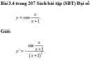 Bài 3.4 trang 207 Sách bài tập (SBT) Đại số và giải tích 11