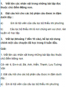 Tiết 2 - Tuần 9 trang 40 Vở bài tập (SBT) Tiếng Việt 3 tập 1