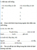 Chính tả - Tuần 10 trang 48 Vở bài tập (VBT) Tiếng Việt 3 tập 1
