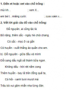 Chính tả - Tuần 10 trang 51 Vở bài tập (VBT) Tiếng Việt 3 tập 1