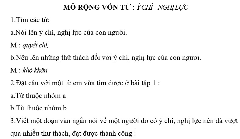 Bài tập Tiếng Việt trang 91