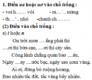 Chính tả - Tuần 28 trang 44 Vở bài tập (VBT) Tiếng Việt 2 tập 2  