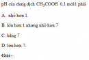 Bài 1.25 trang 7 Sách bài tập (SBT) Hóa học 11 Nâng cao