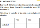 Language focus - Unit 1 trang 6 Sách bài tập (SBT) Tiếng Anh 10