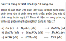 Bài 7.12 trang 67 Sách bài tập (SBT) Hóa học 10 Nâng cao