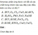 Bài 2.12 trang 14 Sách bài tập (SBT) Hóa học 11 Nâng cao