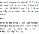 Bài 5.16 trang 43 Sách bài tập (SBT) Hóa học 11 Nâng cao
