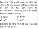 Bài 5.33 trang 46 Sách bài tập (SBT) Hóa học 11 Nâng cao