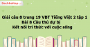 Giải câu 8 trang 19 VBT Tiếng Việt 2 tập 1 bài 8 Cầu thủ dự bị Kết nối tri thức với cuộc sống