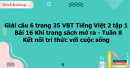 Giải câu 6 trang 35 VBT Tiếng Việt 2 tập 1 Bài 16 Khi trang sách mở ra Kết nối tri thức với cuộc sống