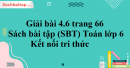 Giải bài 4.6 trang 66 Sách bài tập (SBT) Toán lớp 6 - Kết nối tri thức