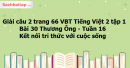 Giải câu 2 trang 66 VBT Tiếng Việt 2 tập 1 Bài 30 Thương Ông Kết nối tri thức với cuộc sống