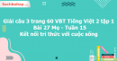 Giải câu 3 trang 60 VBT Tiếng Việt 2 tập 1 Bài 27 Mẹ Kết nối tri thức với cuộc sống