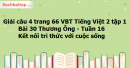 Giải câu 4 trang 66 VBT Tiếng Việt 2 tập 1 Bài 30 Thương Ông Kết nối tri thức với cuộc sống