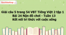 Giải câu 5 trang 54 VBT Tiếng Việt 2 tập 1 Bài 24 Nặn đồ chơi Kết nối tri thức với cuộc sống