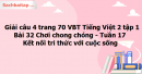 Giải câu 4 trang 70 VBT Tiếng Việt 2 tập 1 Bài 32 Chơi chong chóng Kết nối tri thức với cuộc sống