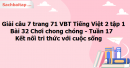 Giải câu 7 trang 71 VBT Tiếng Việt 2 tập 1 Bài 32 Chơi chong chóng Kết nối tri thức với cuộc sống