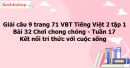 Giải câu 9 trang 71 VBT Tiếng Việt 2 tập 1 Bài 32 Chơi chong chóng Kết nối tri thức với cuộc sống