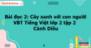 Giải Bài đọc 2: Cây xanh với con người trang 12, 13 VBT Tiếng Việt lớp 2 tập 2 - Cánh Diều
