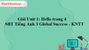 Giải Unit 1: Hello trang 4 - SBT Tiếng Anh 3 Global Success