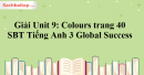 Giải Unit 9: Colours trang 40 - SBT Tiếng Anh 3 Global Success