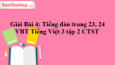 Giải Bài 4: Tiếng đàn trang 23, 24 VBT Tiếng Việt 3 tập 2 Chân trời sáng tạo
