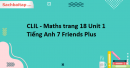 CLIL - Maths trang 18 Unit 1 Tiếng Anh 7 Friends Plus
