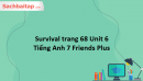 Vocabulary trang 68 Unit 6 Tiếng Anh 7 Friends Plus