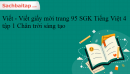 Viết - Viết giấy mời trang 95 SGK Tiếng Việt 4 tập 1 Chân trời sáng tạo