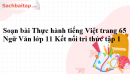 Soạn bài Thực hành tiếng Việt trang 65 Ngữ Văn lớp 11 Kết nối tri thức tập 1