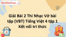 Giải Bài 2 Thi Nhạc Vở bài tập (VBT) Tiếng Việt 4 tập 1 Kết nối tri thức