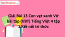 Giải Bài 13 Con vẹt xanh Vở bài tập (VBT) Tiếng Việt 4 tập 1 Kết nối tri thức
