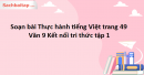 Soạn bài Thực hành tiếng Việt trang 49 Văn 9 Kết nối tri thức tập 1