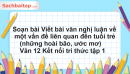 Soạn bài Viết bài văn nghị luận về một vấn đề liên quan đến tuổi trẻ (những hoài bão, ước mơ) Văn 12 Kết nối tri thức tập 1