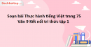 Soạn bài Thực hành tiếng Việt trang 75 Văn 9 Kết nối tri thức tập 1