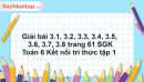 Giải bài 3.1, 3.2, 3.3, 3.4, 3.5, 3.6, 3.7, 3.8 trang 61 SGK Toán 6 Kết nối tri thức tập 1 