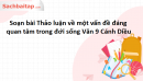 Soạn bài Thảo luận về một vấn đề đáng quan tâm trong đời sống Văn 9 Cánh Diều tập 1