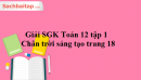 Giải SGK Toán 12 tập 1 Chân trời sáng tạo trang 18