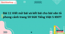 Bài 11 Viết mở bài và kết bài cho bài văn tả phong cảnh trang 59 SGK Tiếng Việt 5 Kết nối tri thức tập 1