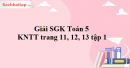 Giải SGK Toán 5 KNTT trang 11, 12, 13 tập 1