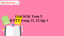 Giải SGK Toán 5 KNTT trang 21, 22 tập 1