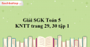 Giải SGK Toán 5 KNTT trang 29, 30 tập 1