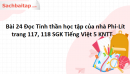 Bài 24 Đọc Tinh thần học tập của nhà Phi-Lít trang 117, 118 SGK Tiếng Việt 5 Kết nối tri thức tập 1