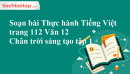 Soạn bài Thực hành Tiếng Việt trang 112 Văn 12 Chân trời sáng tạo tập 1