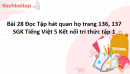 Bài 28 Đọc Tập hát quan họ trang 136, 137 SGK Tiếng Việt 5 Kết nối tri thức tập 1