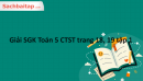 Giải SGK Toán 5 CTST trang 18, 19 tập 1