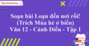 Soạn bài Loạn đến nơi rồi! (Trích Mùa hè ở biển) Văn 12 Cánh Diều tập 1